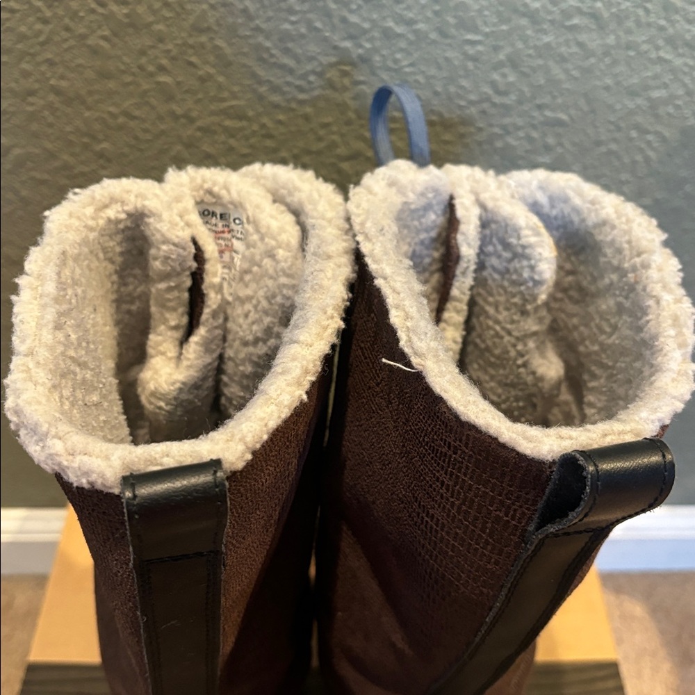 Sorel Women's Tivoli High Brown & Black Lace-Up Winter Boots - Picture 12 of 15